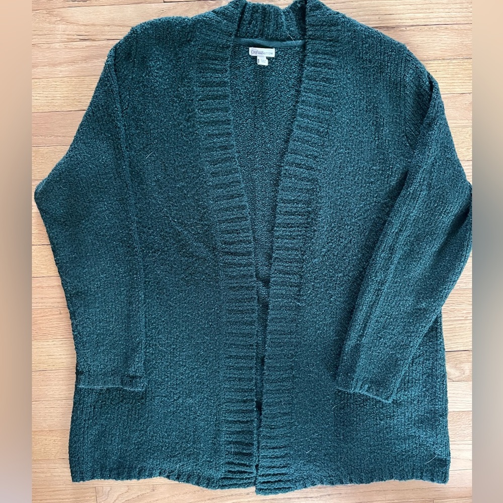 Croft & Barrow Plus Size 2X  Soft Green Cardigan Vintage Insoired Grandam Chic